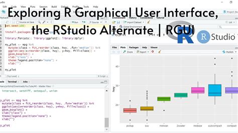 Exploring RGUI, RStudio's Alternate & Predecessor .